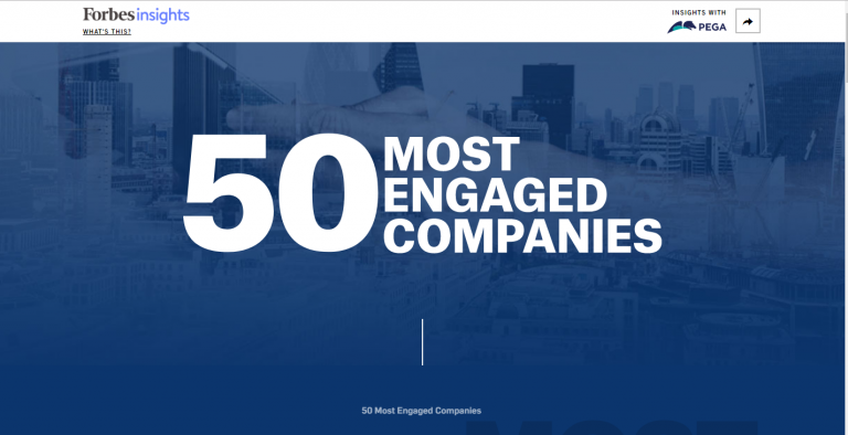 Amazon and Alphabet Grab Top Spots in Forbes Insights’ “50 Most Engaged Companies” List