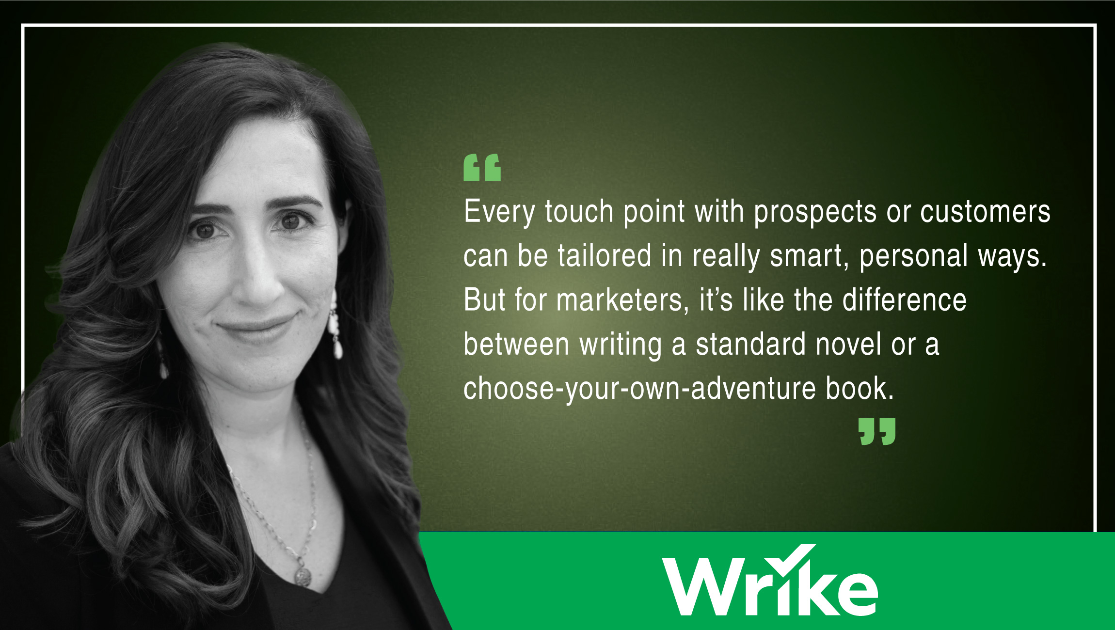 Cristina Olmo, VP of Marketing, Wrike