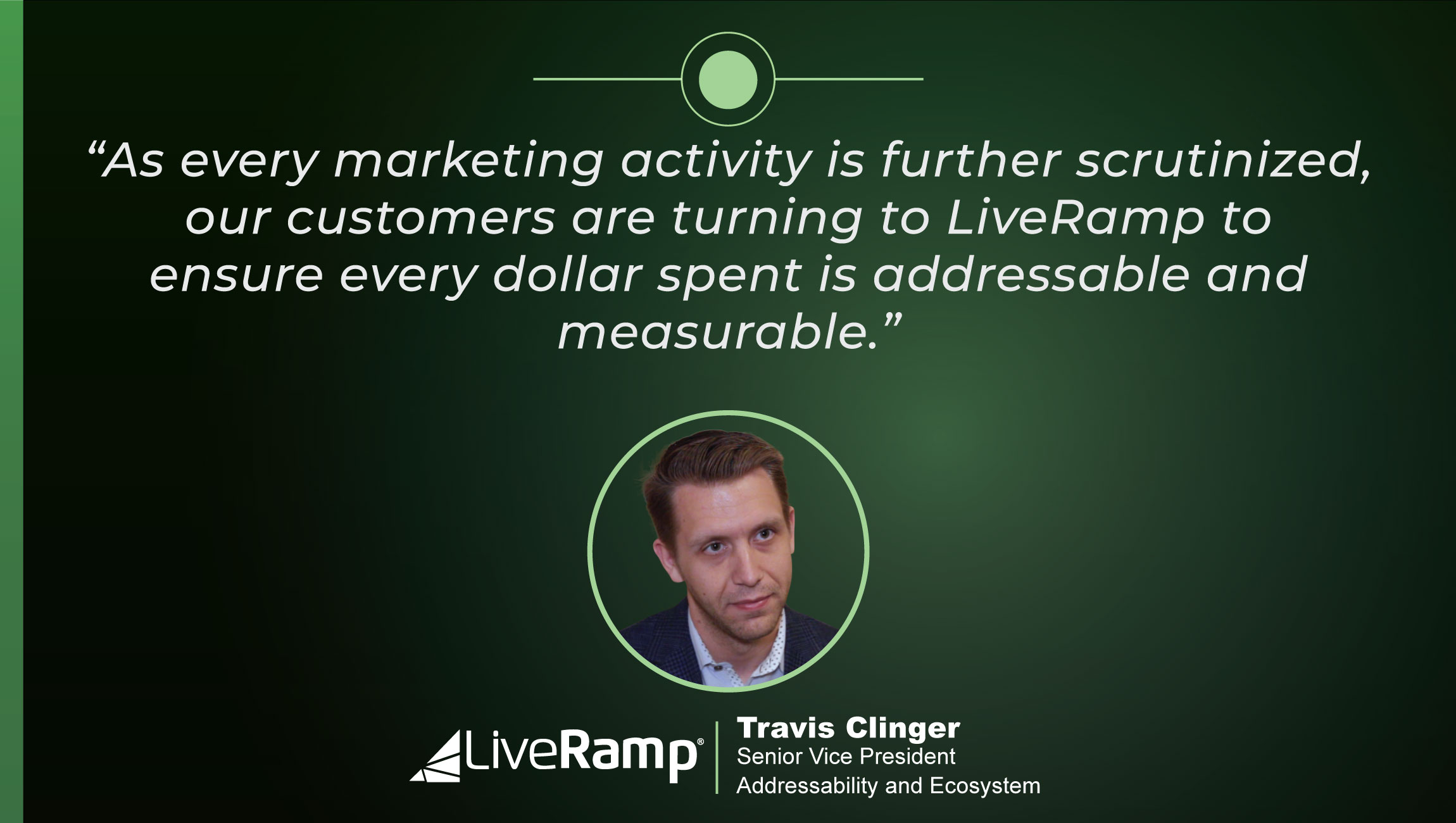 TechBytes with Travis Clinger, SVP Addressability & Ecosystem, LiveRamp