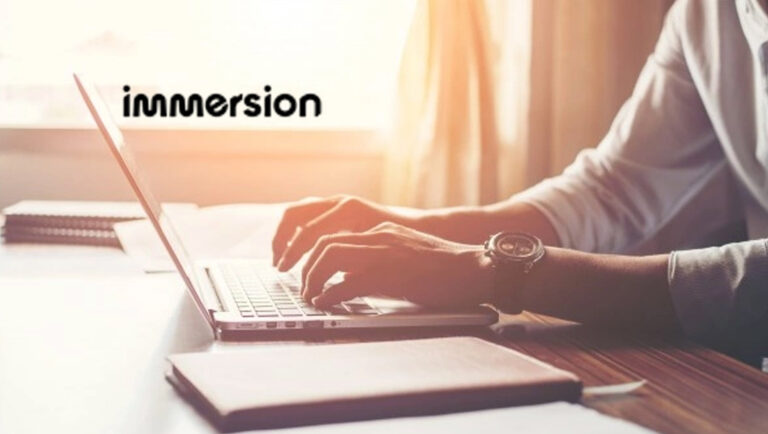 Immersion Signs Agreement to Make Haptic Technology Licenses Available Through Vishay Intertechnology